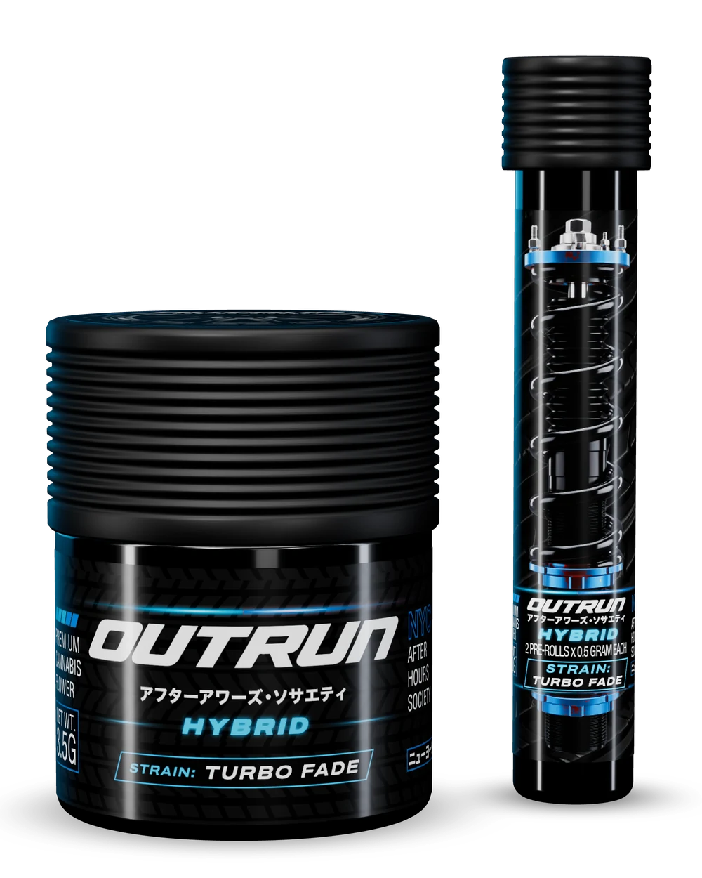 OUTRUN Turbo Fade: 3.5 g flower jar